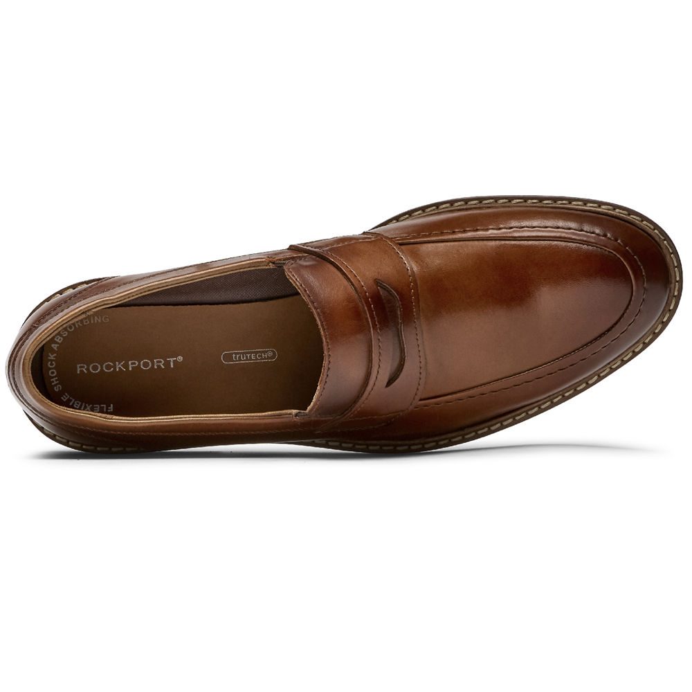 Rockport Loafers Herre Brune - Kenton Penny - HKZS76318